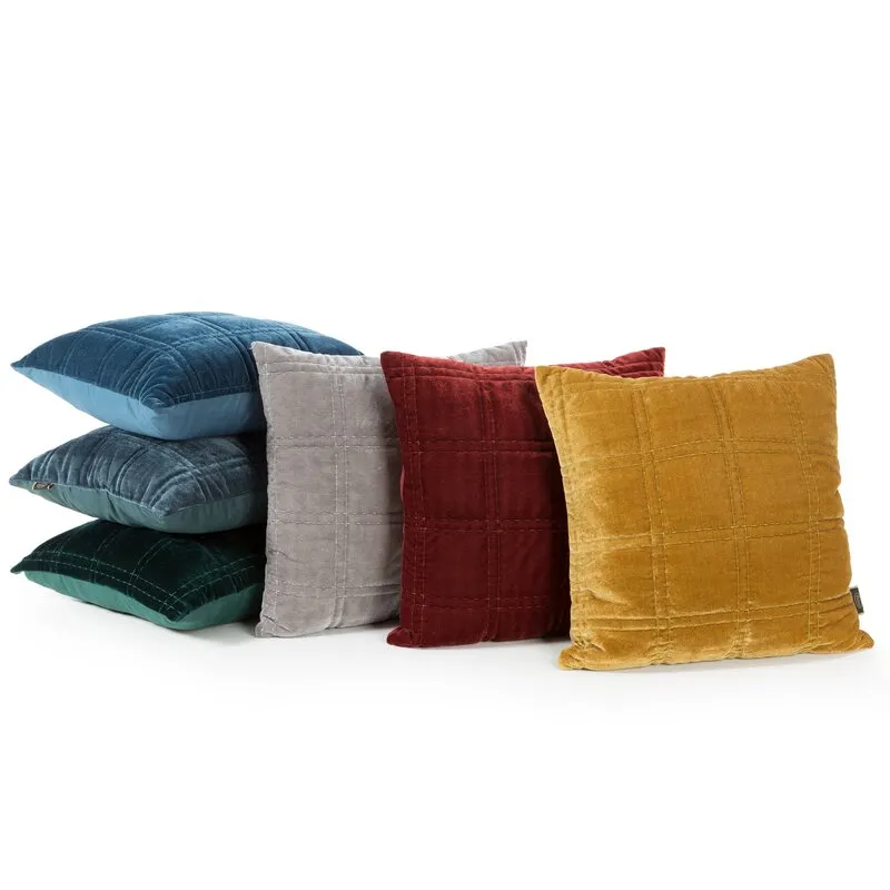 POSZEWKA KRISTIN 2 45X45 CM CIEMNOMIĘTOWY - EU_386486