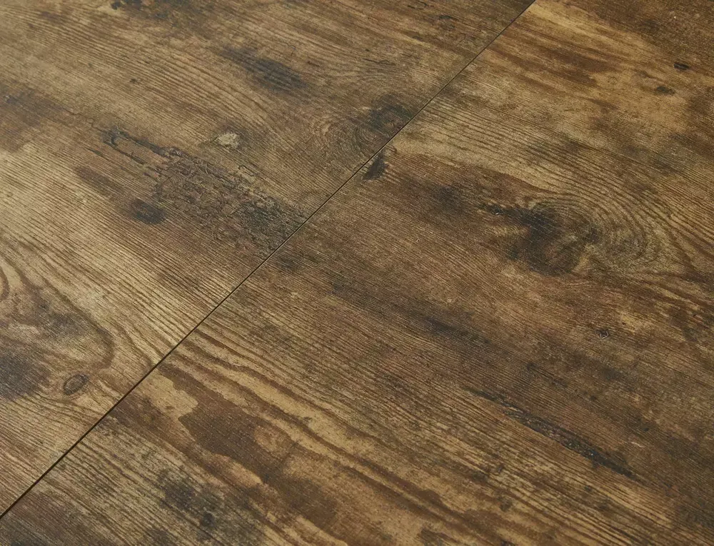 Stół okrągły rozkładany GASTON Fi 100 (135) orzech vintage stelaż czarny mat - GASTONOVC100