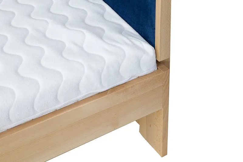 Łóżko bukowe 160x200 LK188 Naturalny DREWMAX - 46533