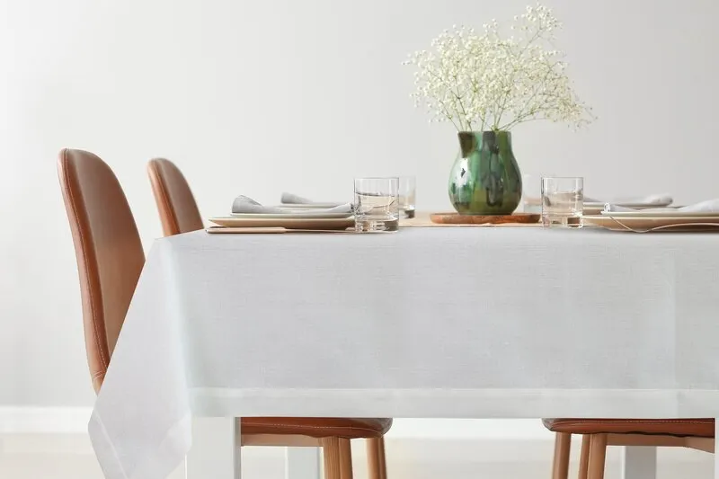 OBRUS STELLA 2 145 X 400 CM BIAŁY - EU_390430