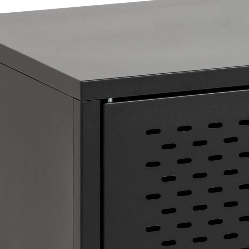 Komoda 3-drzwiowa ROMA 160x40x60 Czarny - 0000091598