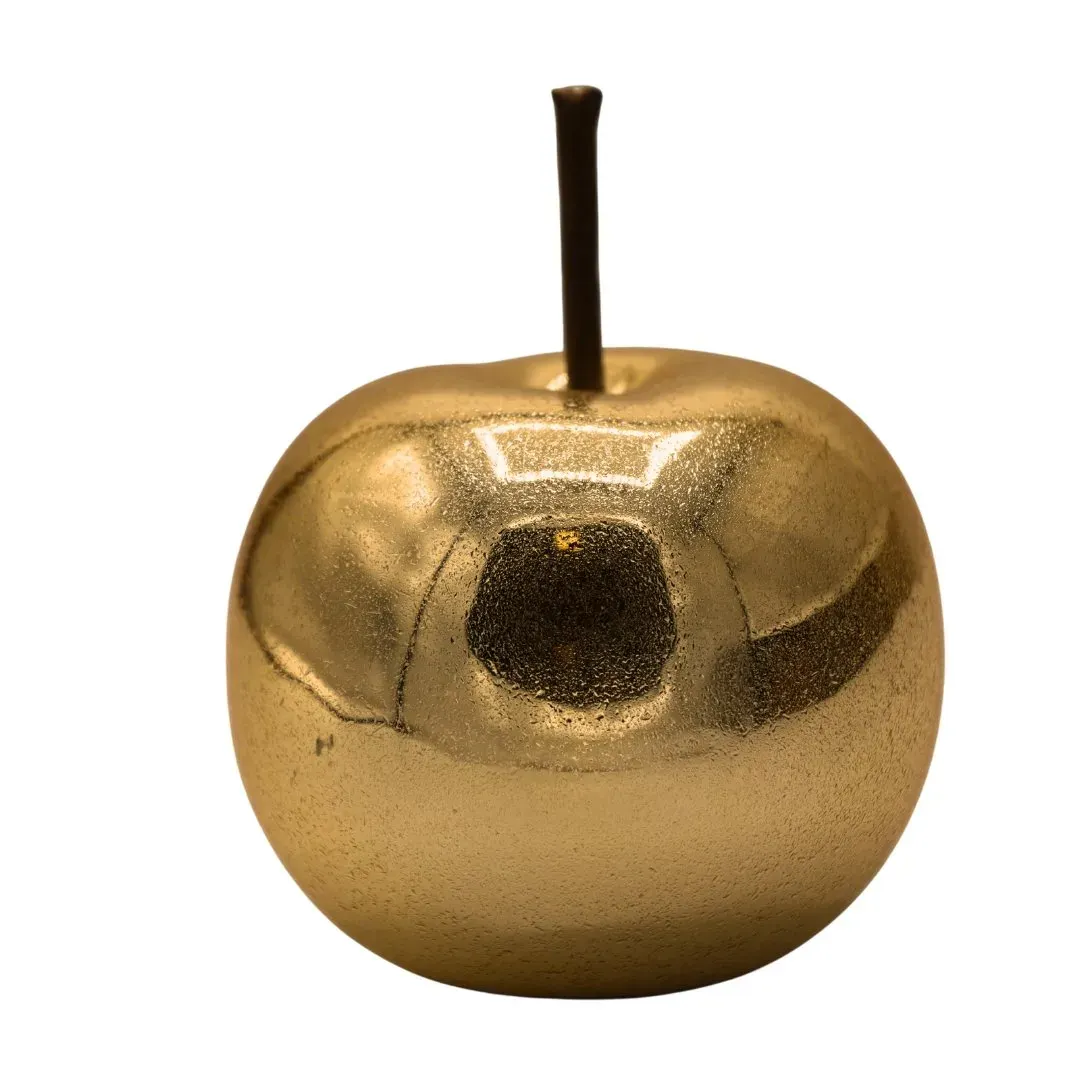 JABŁKO ceramiczne SUGAR małe złote