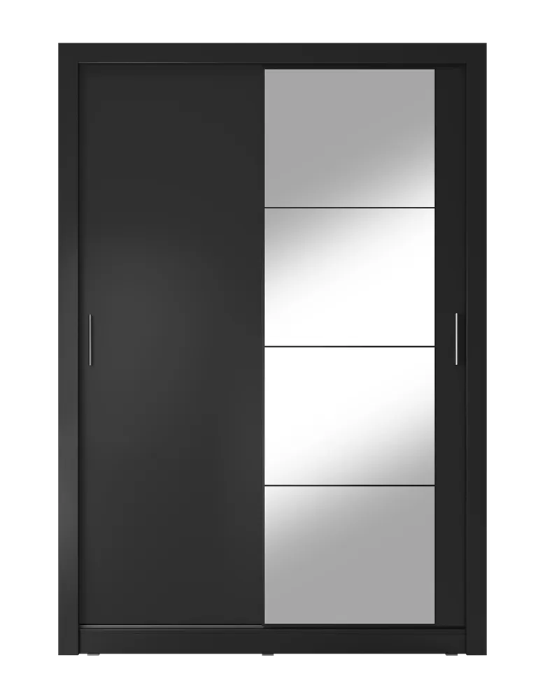 Szafa 2-drzwiowa ARTI AR-04 150cm czarna - AR4C