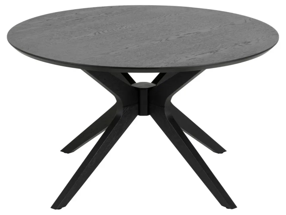 Stolik kawowy Robin Ø80x45 cm Czarny — zdjęcie 3