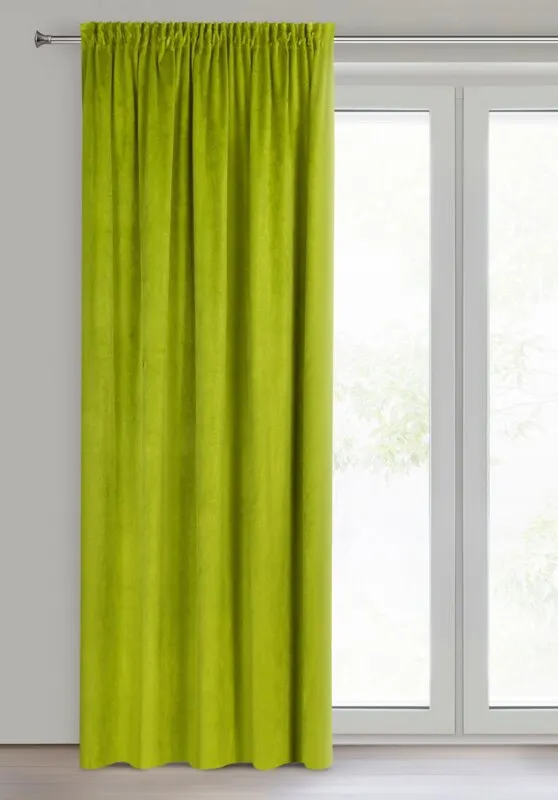 ZASŁONA GOTOWA PIERRE NA TAŚMIE 140X300 CM OLIWKOWY - EU_392272