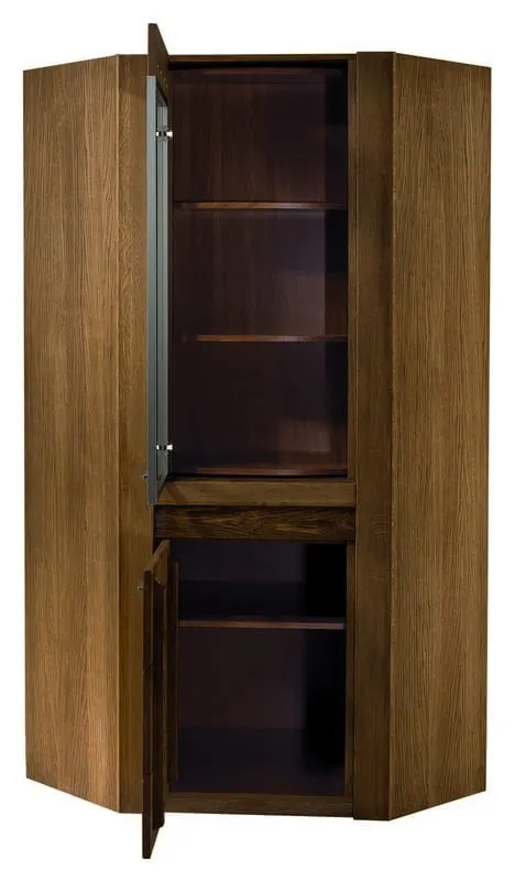 Barek obrotowy 2-drzwiowy VELVET 16 drewniany dąb rustical 200x91x91cm - TH-100-0968