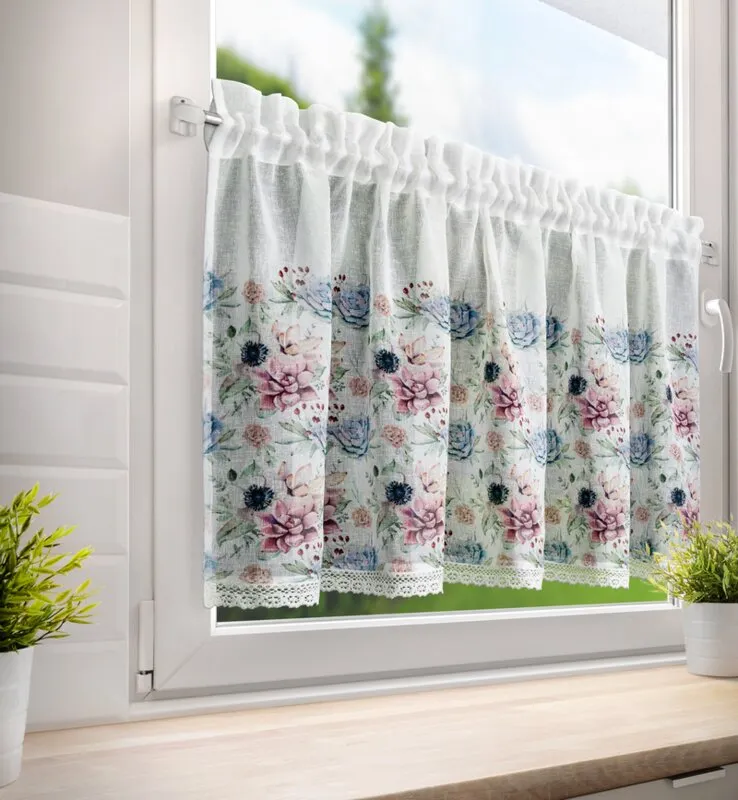 FIRANA GOTOWA DORA 150X60 CM BIAŁY — zdjęcie 10