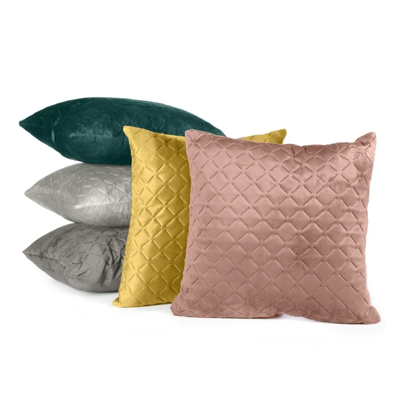 POSZEWKA DIMON 40 X 40 CM CIEMNORÓŻOWY - EU_379158