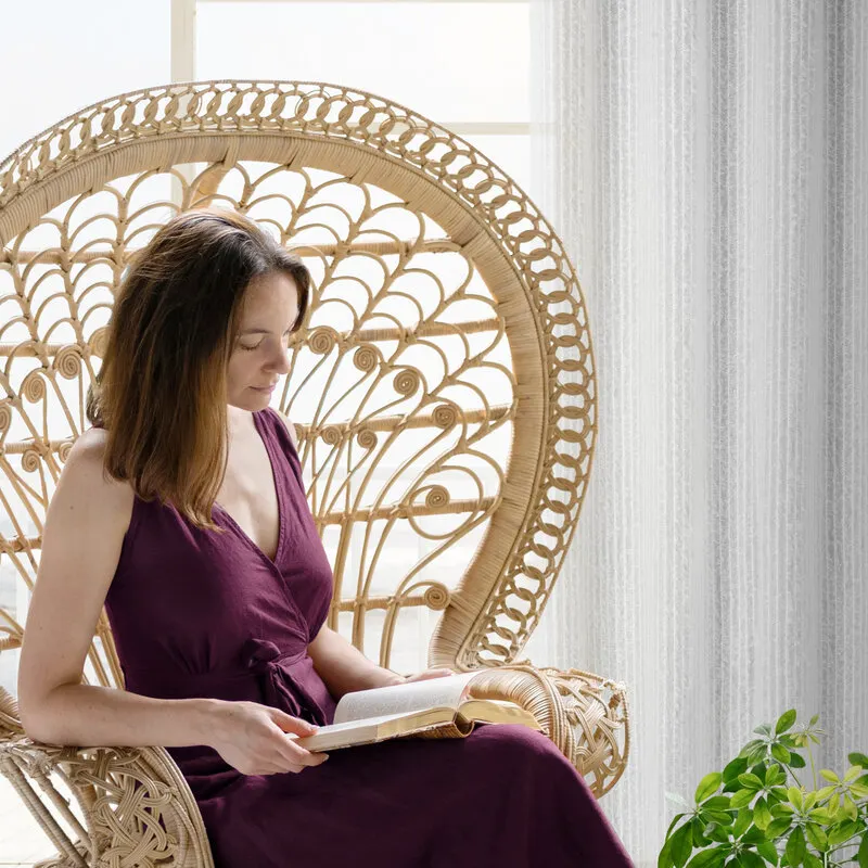 ZASŁONA GOTOWA SELMA 135 X 250 CM BIAŁY - EU_459647