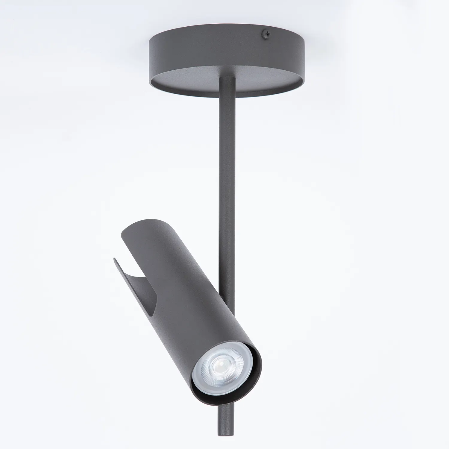 Plafon stalowy LEDA 1 ciemna oliwka - SI_41145