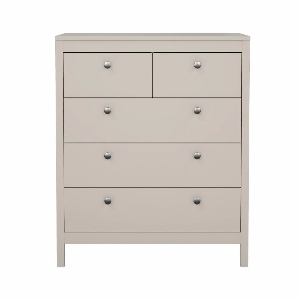 Komoda z 5 szufladami MADRID cashmere