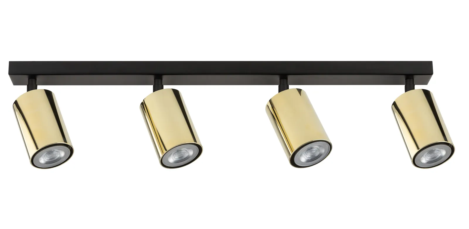 Lampa sufitowa ZOOM 4 czarny mosiądzowany
