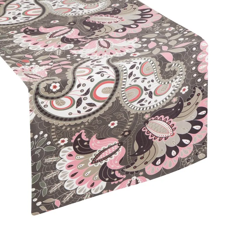 OBRUS ALVINA 35X180 CM CZARNY - EU_360236