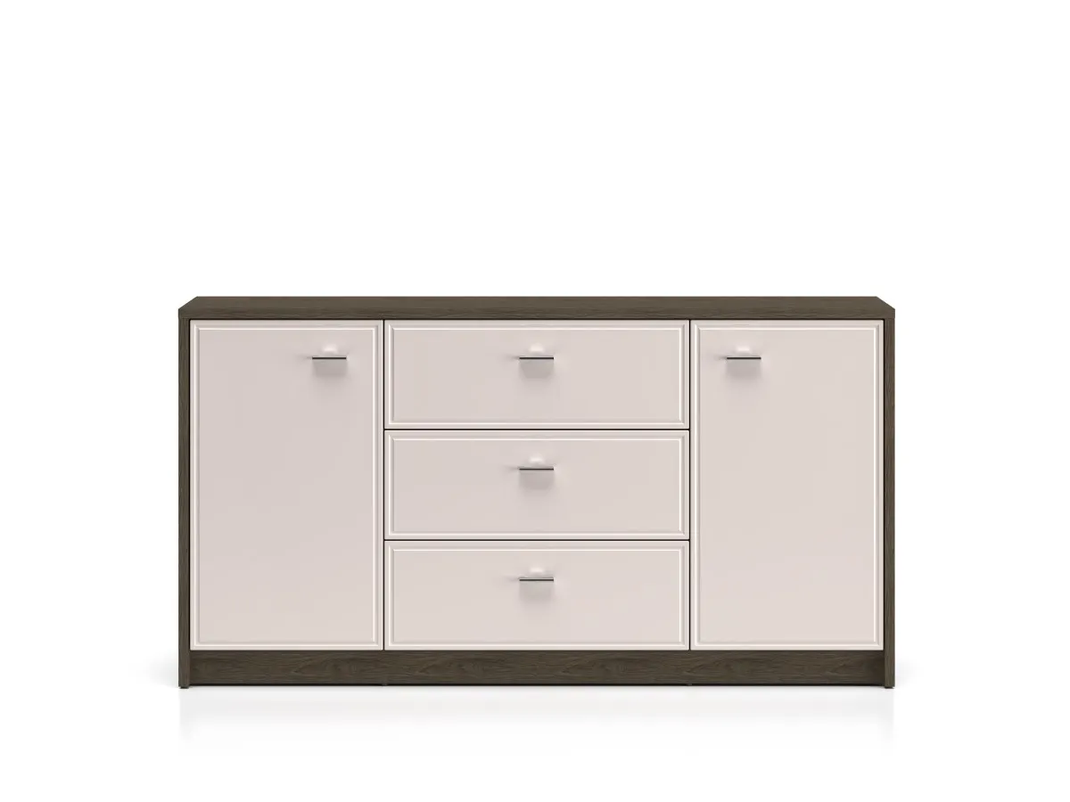 Komoda 2-drzwiowa z szufladami AVANTE 160x85 kaszmir dąb Windmill - 1AVAN04-001