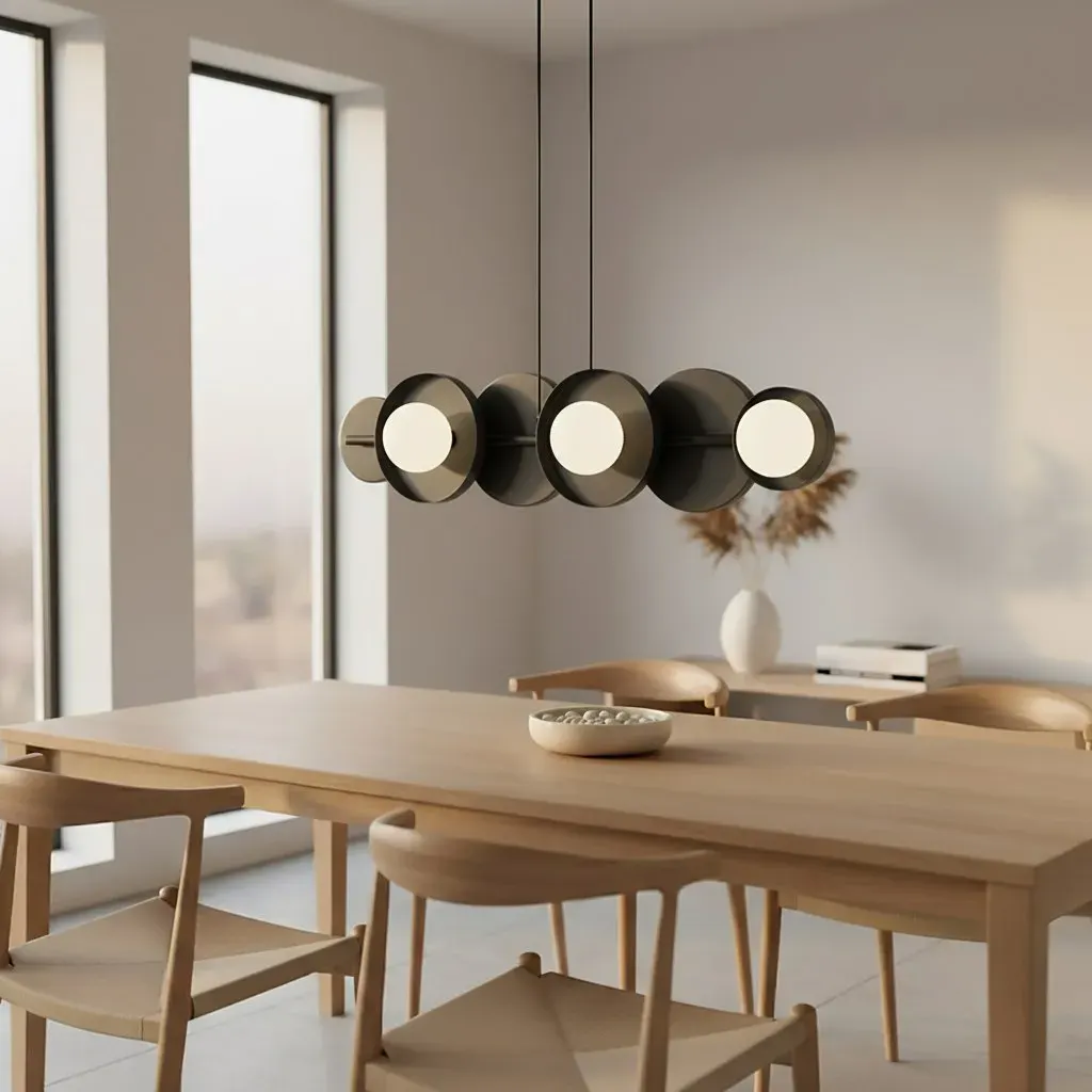 Lampa wisząca metalowa MODEL 6 czarna — zdjęcie 4