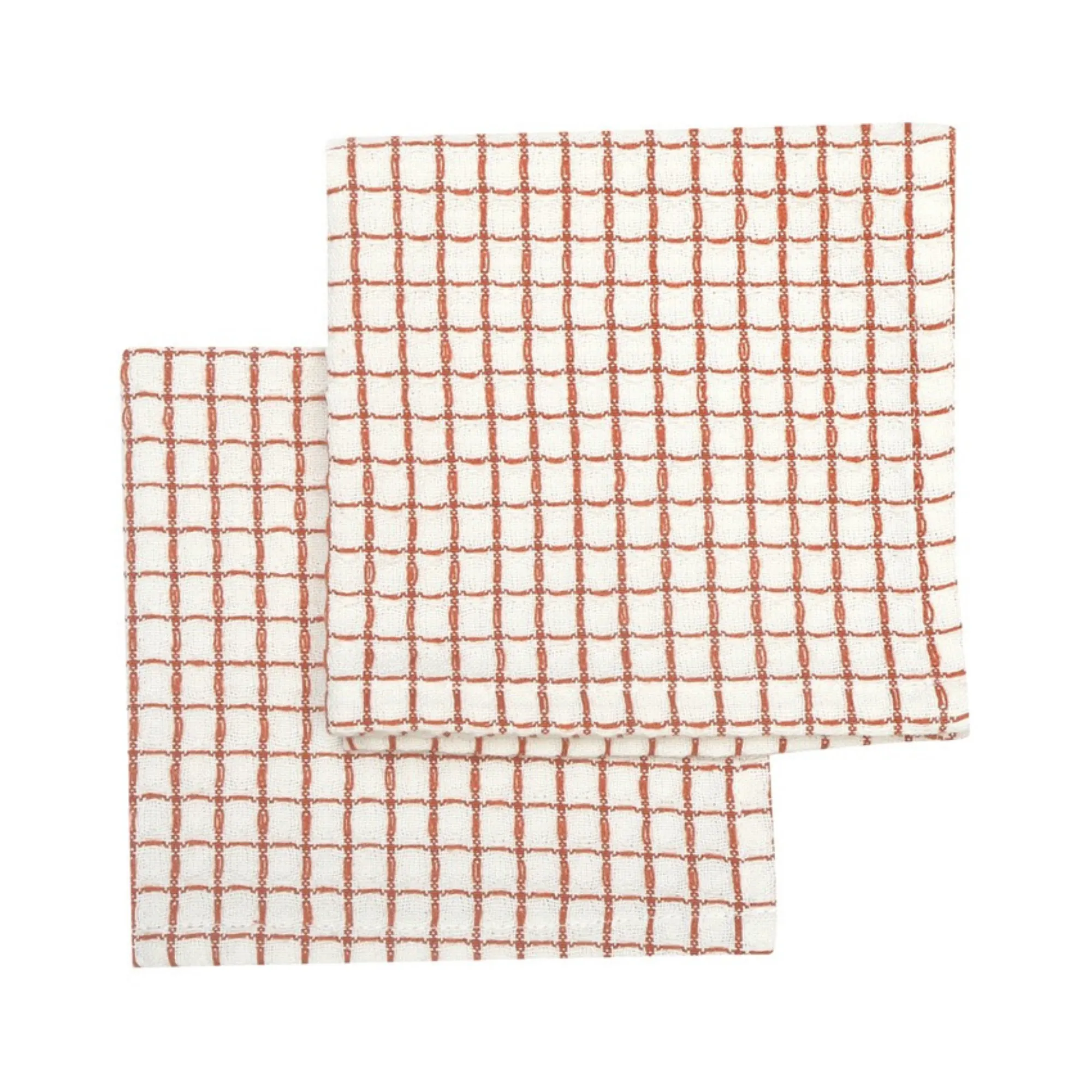 ściereczka, serwetka, kraciasty wzór, bawełna, kolor czerwony