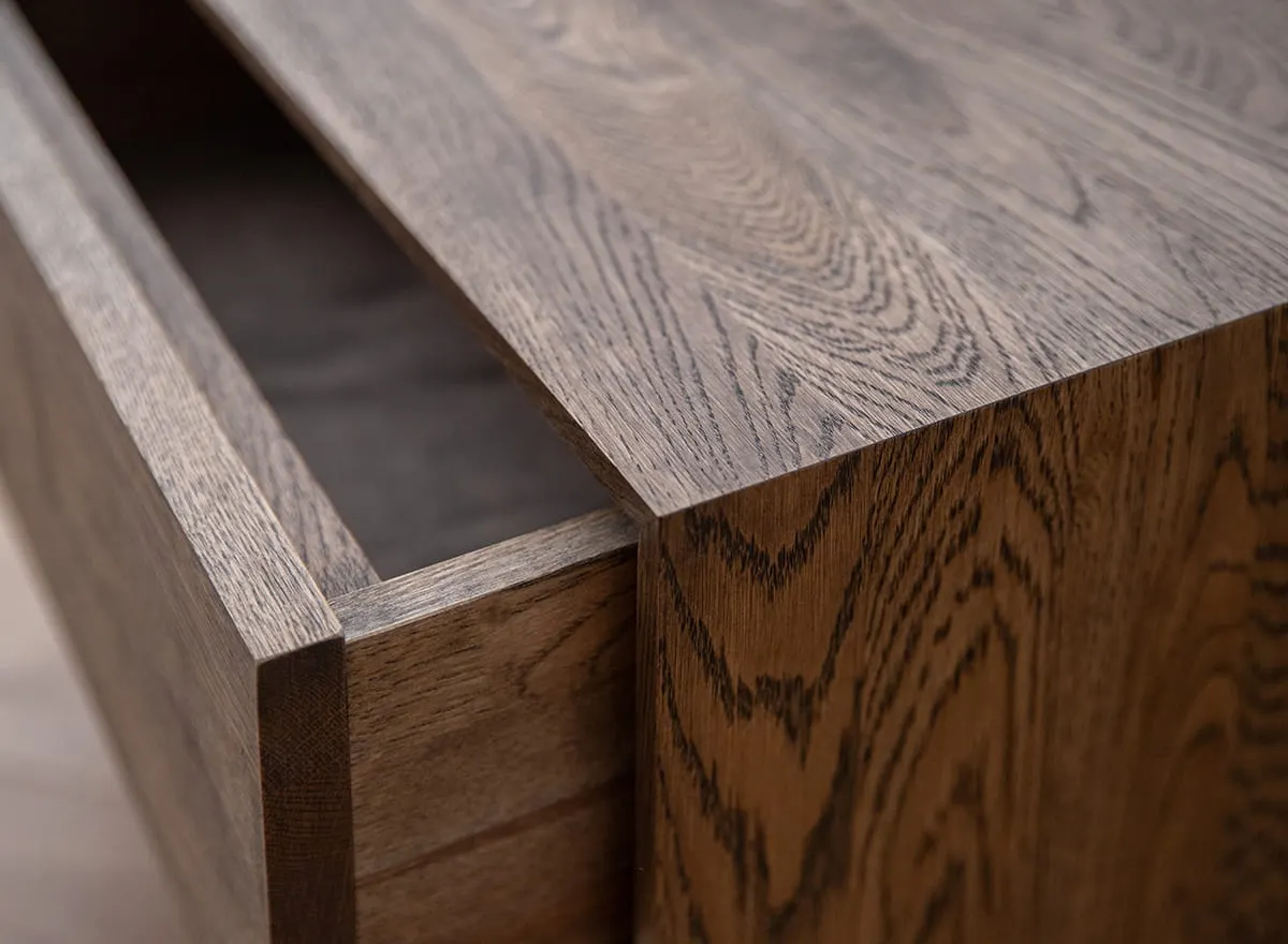 Szafka nocna dębowa wisząca dąb dymiony Adria - PRHADRIA02DD