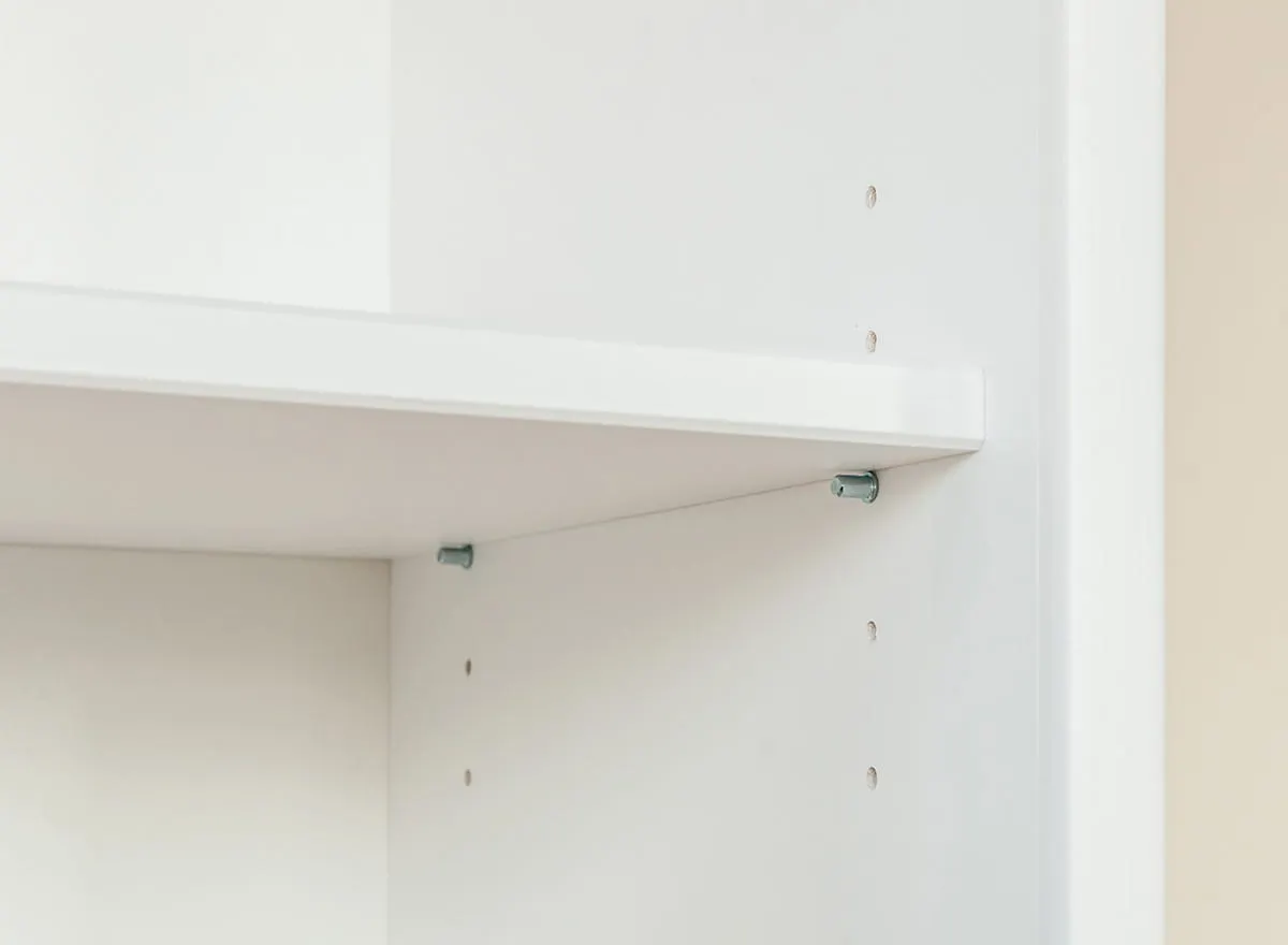 Regał sosnowy Toskania Kolor: biały, bejca - PL2050BS