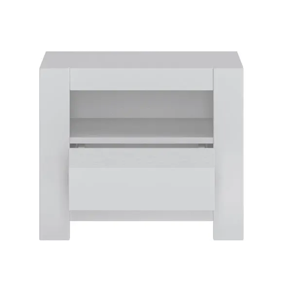 Szafka nocna z 1 szufladą NOVI NVIK05 Biały - 6000000007885