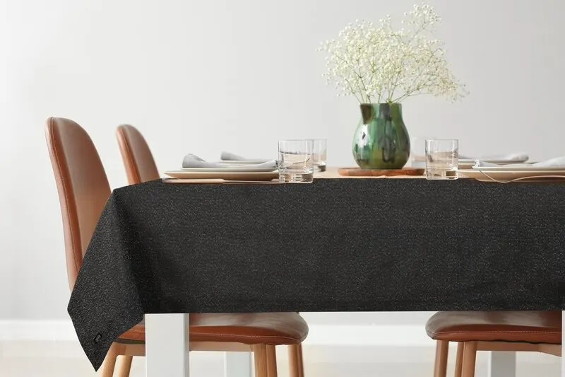 OBRUS STELLA 1 40 X 140 CM CZARNY - EU_409902