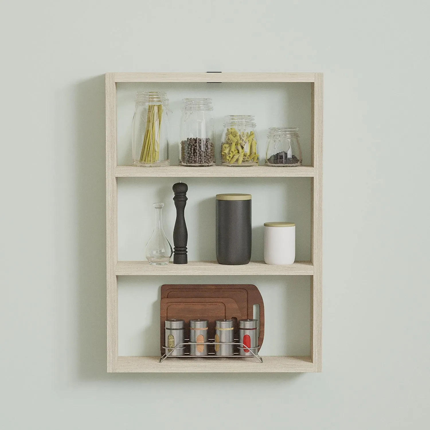 Półka ścienna PR1 T 43cm trawertyn beżowy - ASI_835PUQ5318