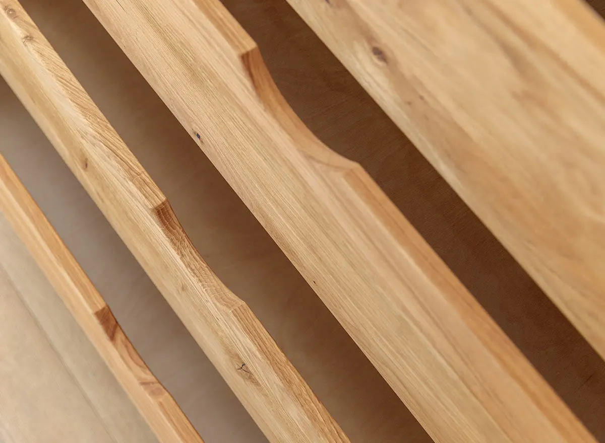 Komoda z 4 szufladami lity dąb olejowany Simona - PRHSIM01