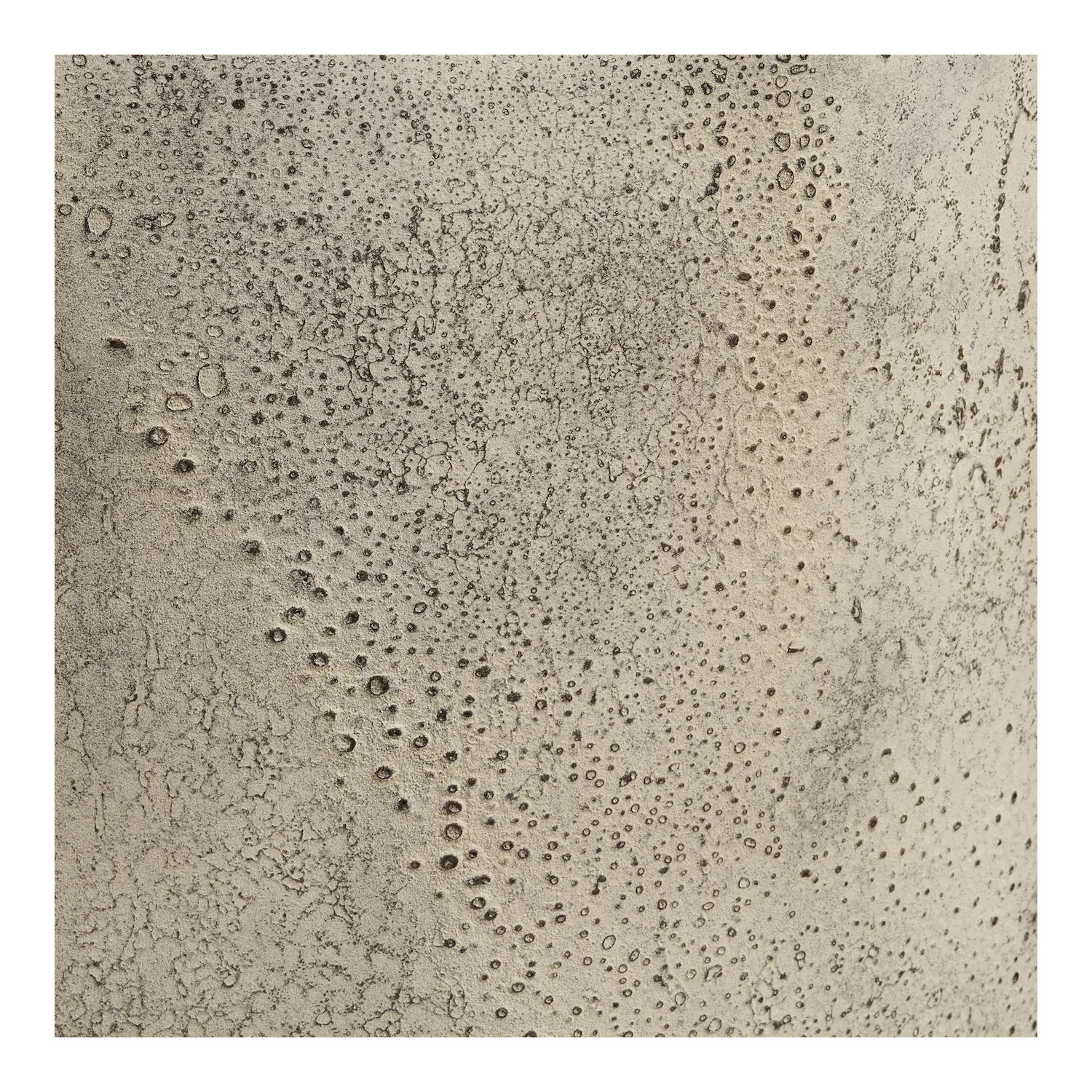Wazon metalowy HOU 24x60,5 cm antyczny beż — zdjęcie 3