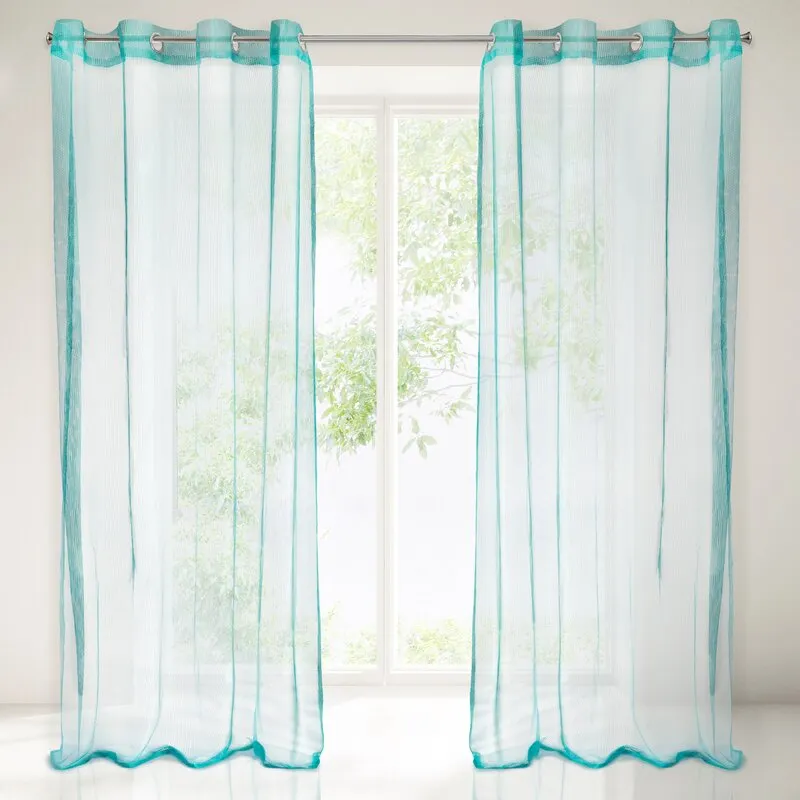 FIRANA GOTOWA ANIKA 140X250 CM TURKUSOWY