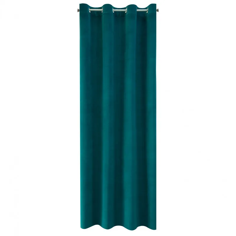 ZASŁONA MILO 140X250 CM TURKUSOWY - EU_367100