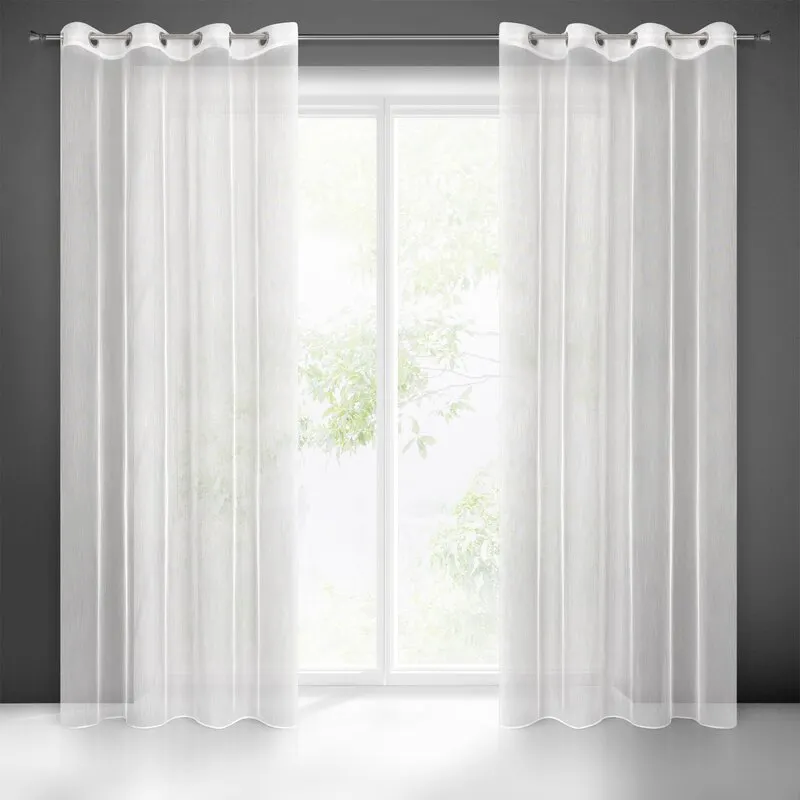 FIRANA GOTOWA NICEA 140X250 CM BIAŁY