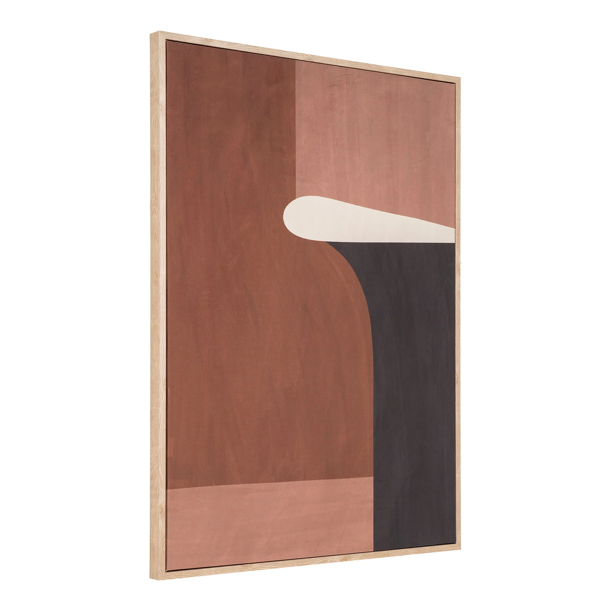 Obraz na płótnie CAPE 2 rozmiar 50x70 cm brązowy beżowy Sklejka, Drewno, Skrzynka pocztowa, Meble, Szafka