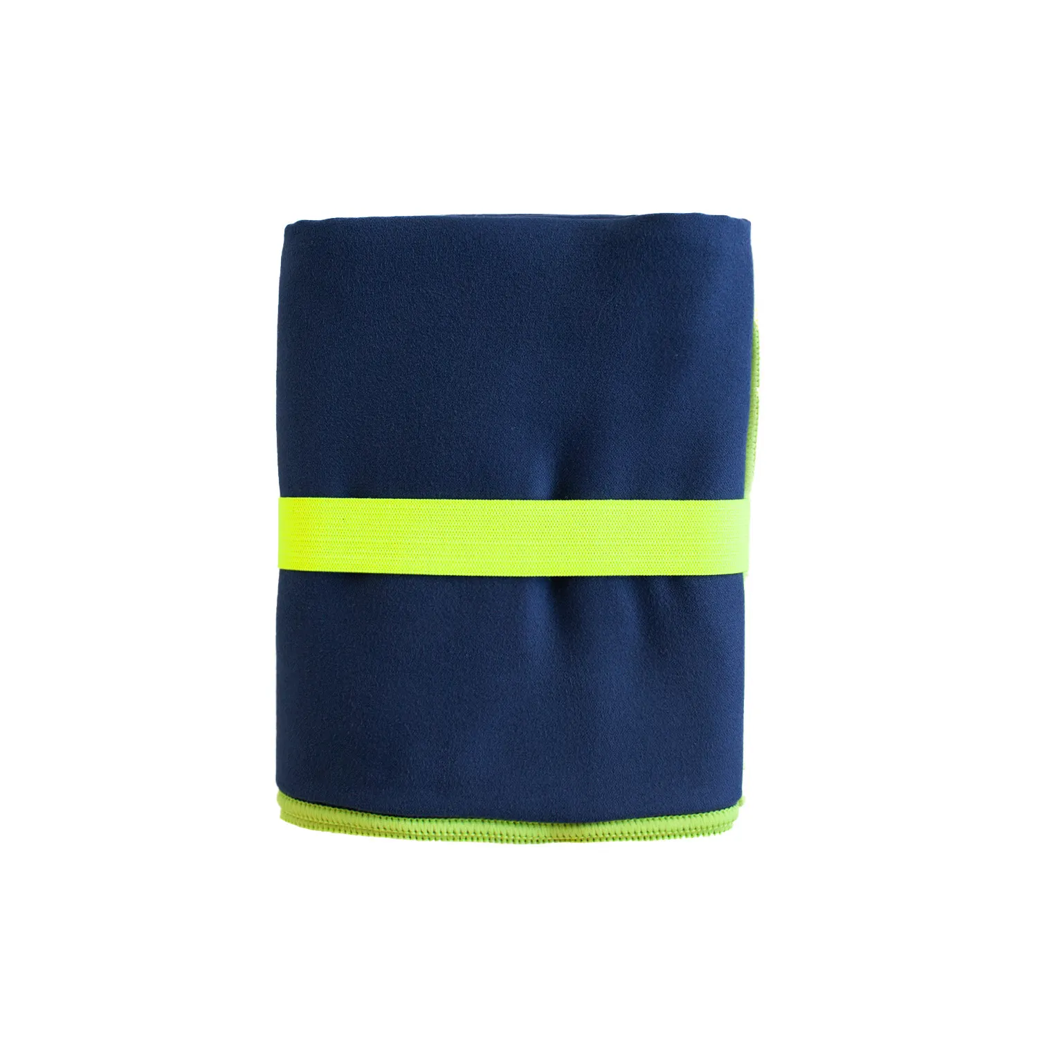 Ręcznik szybkoschnący FITNESS 80X130 z gumką granatowy obszycie limonkowe Odzież, Polar, Akcesoria, Odzież formalna, Krawat
