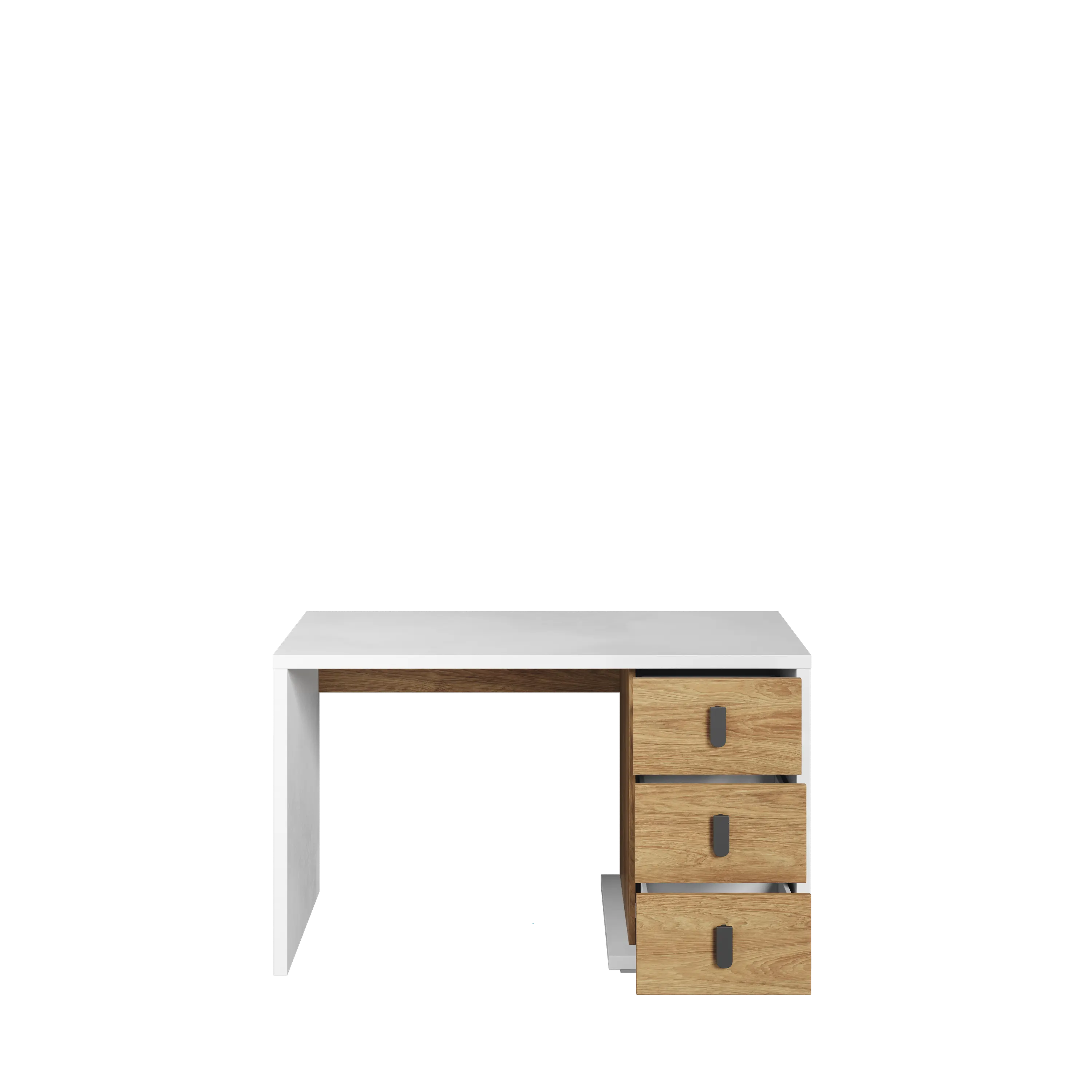 Biurko z szufladami Simi MS-06 125cm białe - MS6BH