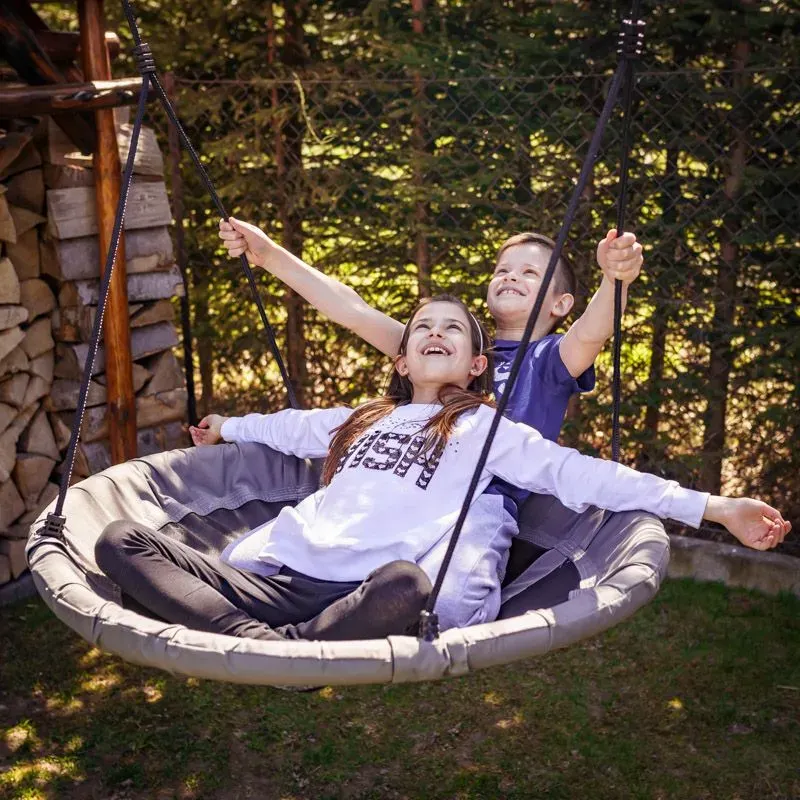 Huśtawka BOCIANIE GNIAZDO 100 antracytowa — zdjęcie 6