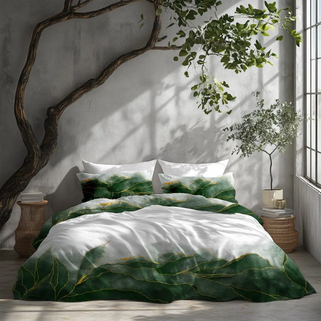 Pościel komplet NOBILE 016 160x200+2x70x80 satyna bawełaniana fotoprint wielokolorowy - FARO_31226