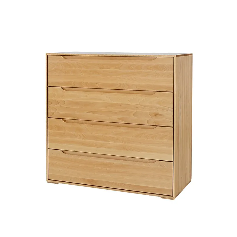 Komoda bukowa KD424 Naturalny DREWMAX — zdjęcie 4