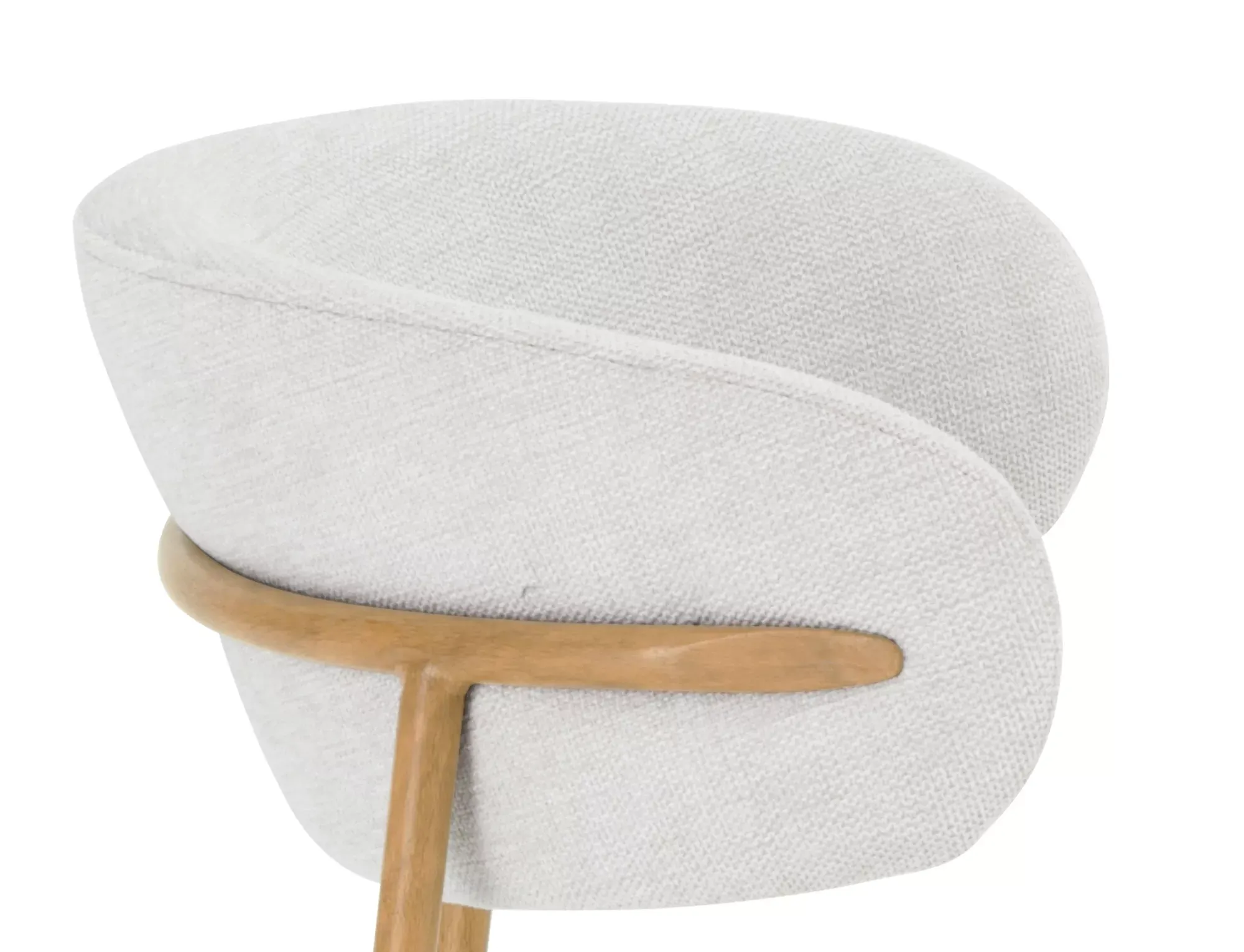 Krzesło ELTON D Brego 22 jasnobeżowe efekt dąbu - ELTONDBRDBE