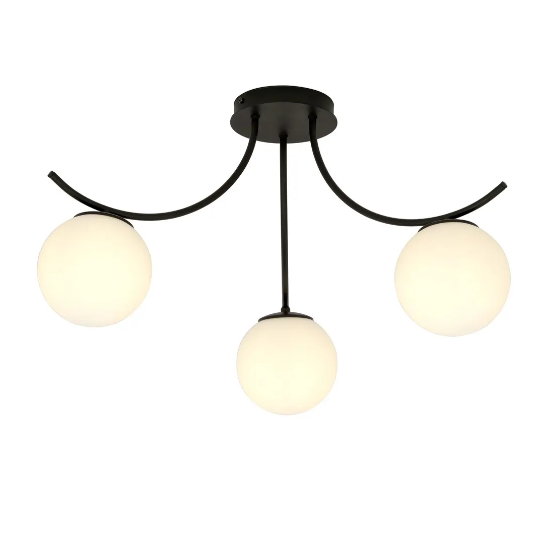 Lampa sufitowa  BOSTON Czarny 1109/3