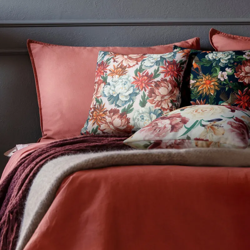 POSZEWKA FLORE 14 45X45 CM CZERWONY - EU_415502