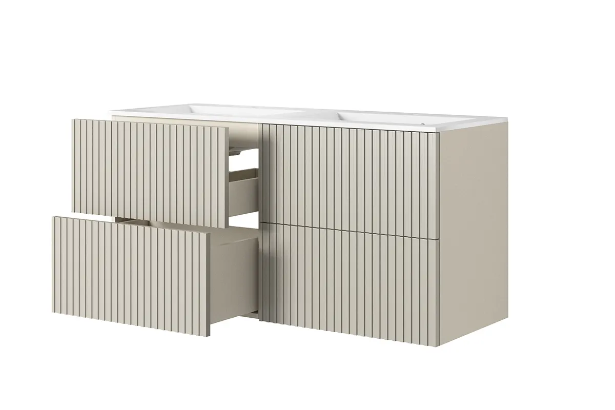 Szafka pod umywalkę NICOLE 60 2SZ - kremowa - B_149050