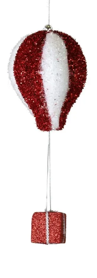 BALON Z PREZENTEM biało-czerwony