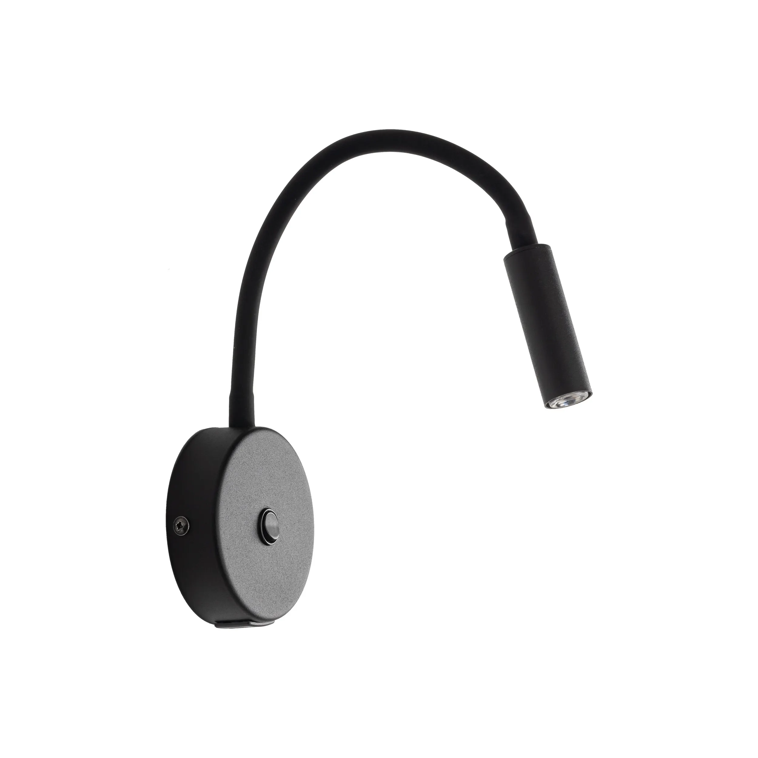 Kinkiet LAGOS czarny regulowany do czytania z przełącznikiem oraz gniazdem USB-A oraz USB-C 45x36x32cm - TK_10200