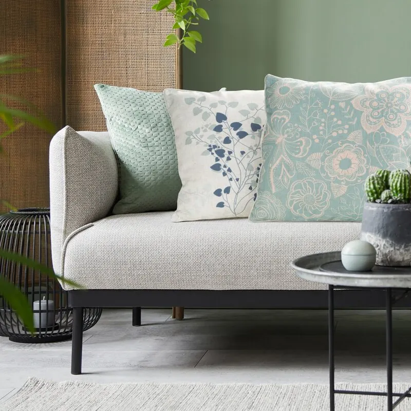 POSZEWKA LEN 8 45 X 45 CM JASNONIEBIESKI - EU_410982