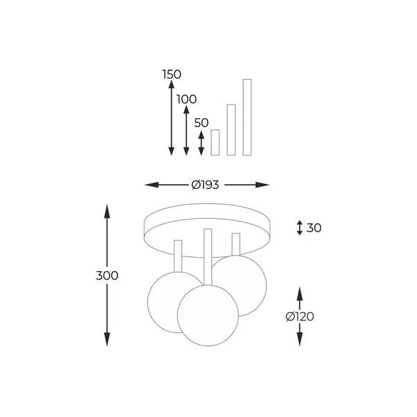 ALI LAMPA SUFITOWA 2 - 003064-024507