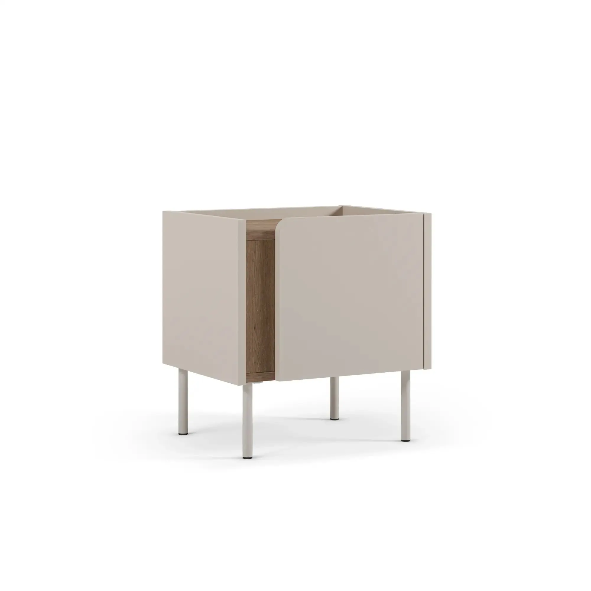 Szafka nocna LUCILE 45,5 cm piaskowy Dąb Sepet - ASI_632NRD1247