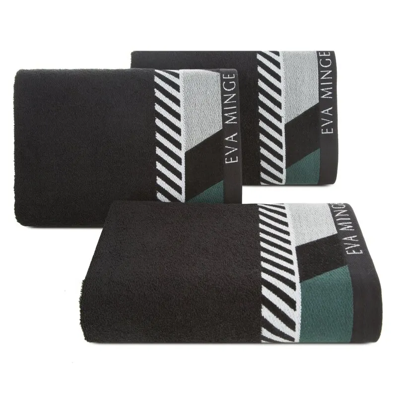 RĘCZNIK EVA7 50 X 90 CM CZARNY RĘCZNIK EVA7 50 X 90 CM CZARNY