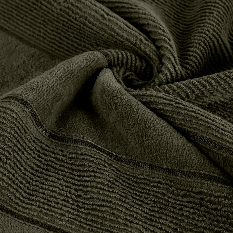 RĘCZNIK EMMA (10) 50 X 90 CM CIEMNOZIELONY - EU_460072