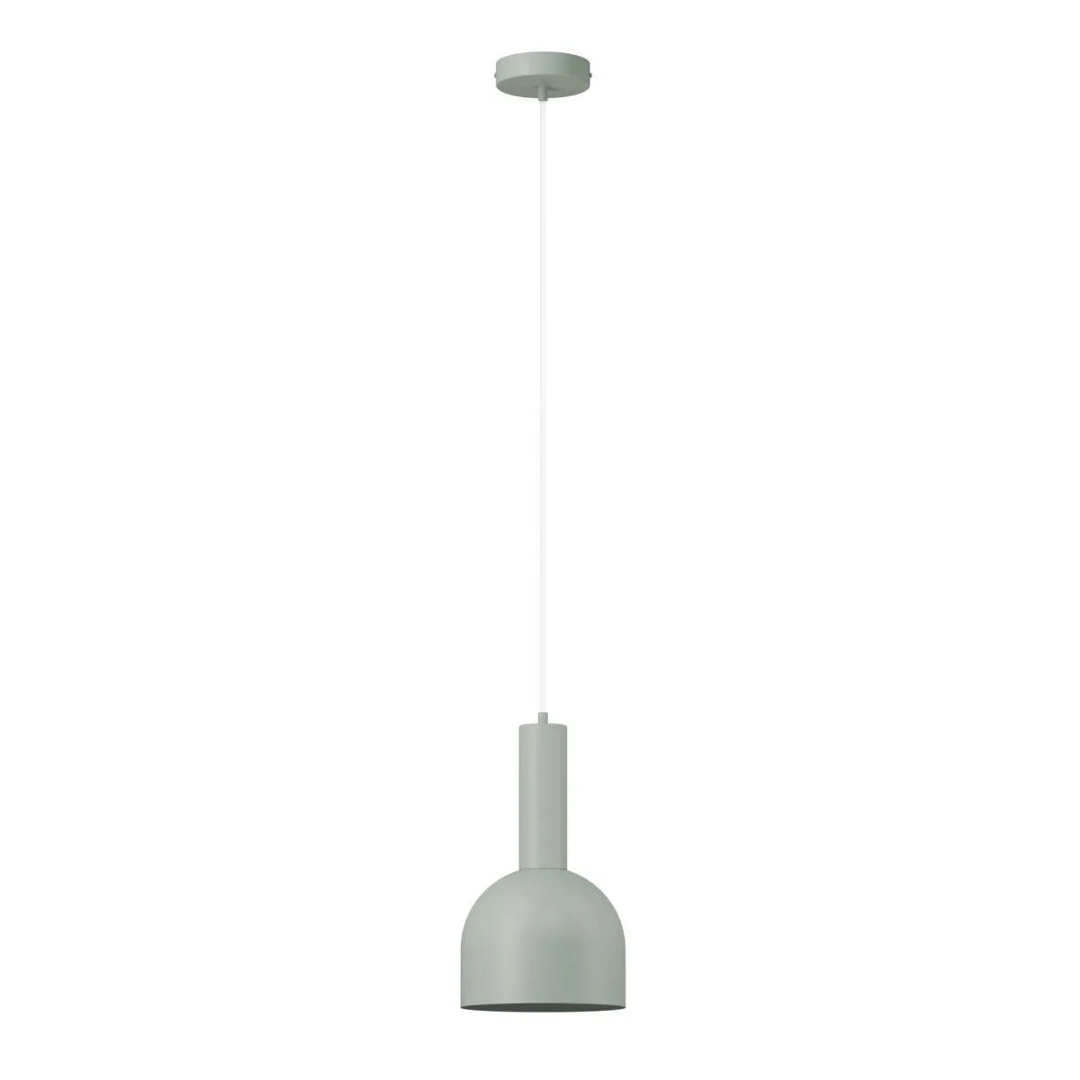 pendant, lampa wisząca, kula abażurowa, metaliczny, zielono-szary