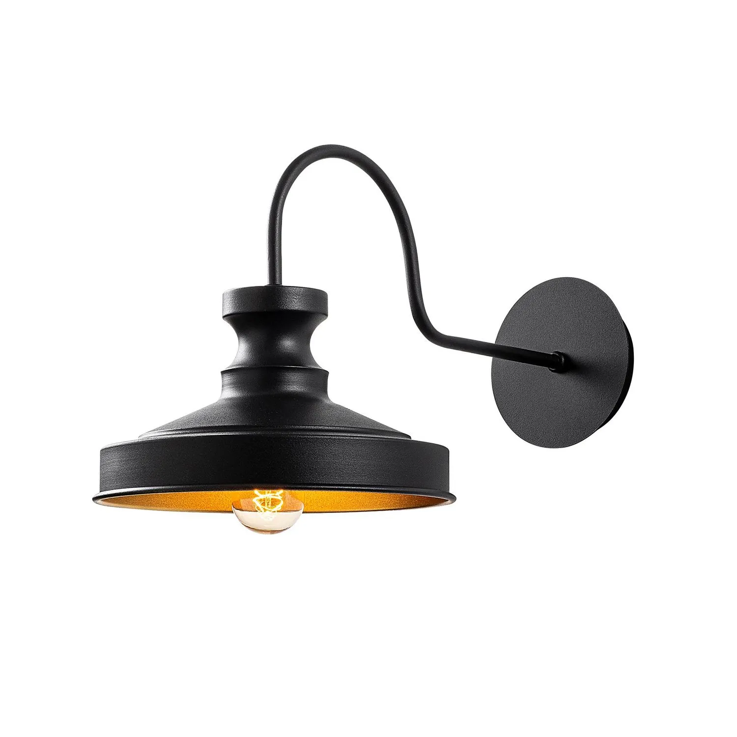 Lampa ścienna BERCESTE A czarna - ASI_521SHN2145