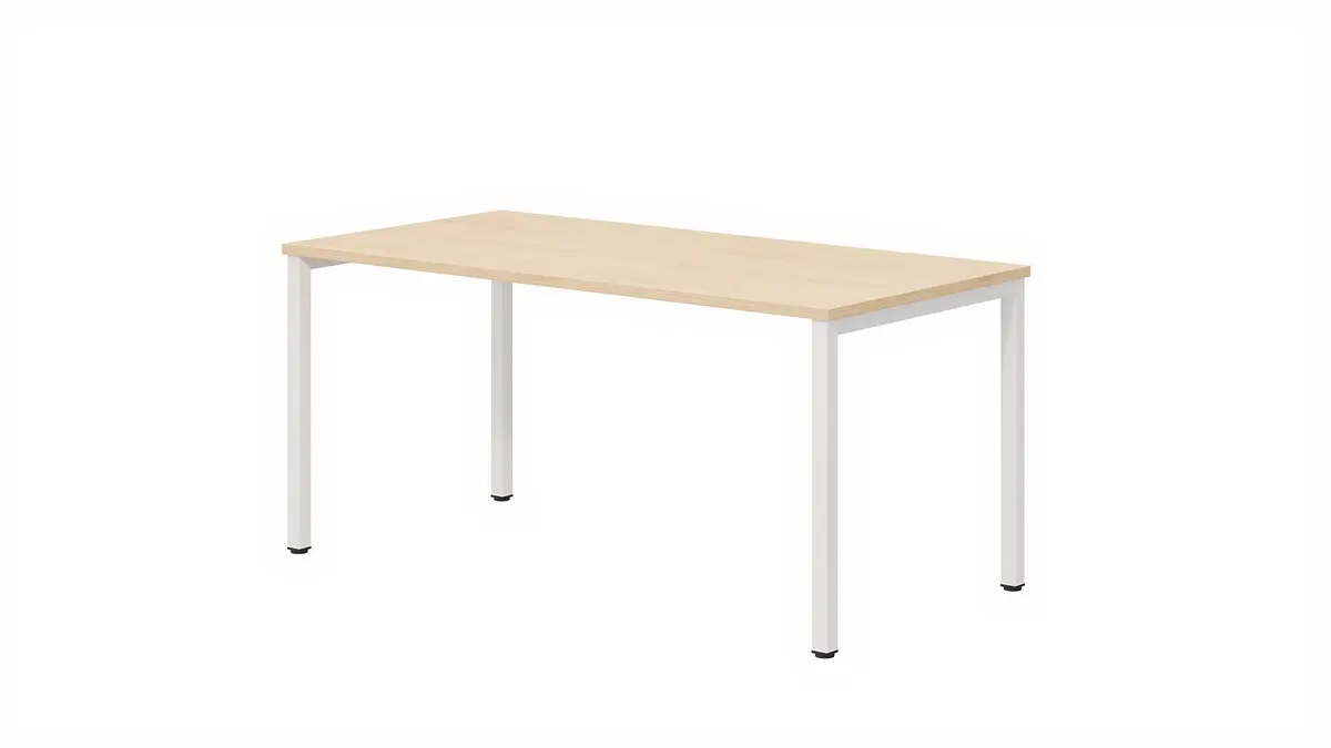 Biurko OP-LITE K II z regulacją wysokości dąb napolitano białe 120x6074(78)cm Biurko OP-LITE K II z regulacją wysokości dąb napolitano białe 120x6074(78)cm